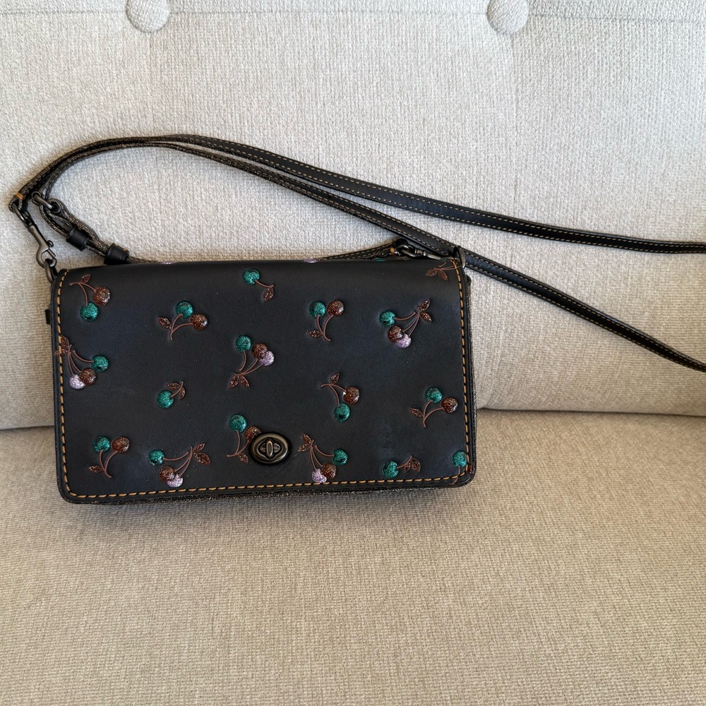 Coach 1941 Cherry Black Dinky Bag
